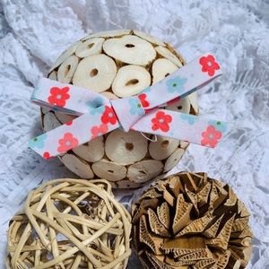 Blue & Pink School Girl Bow